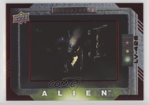 2017 Upper Deck Alien Movie Red Foil Modern 7/25 Wrong Choice! #56 x9h