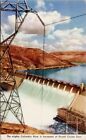 Grand Coulee Dam Wa Columbia River Dept Conservation And Development Postcard G23