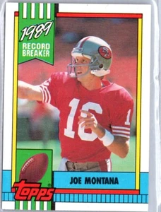 1990 Topps #1a Joe Montana - Picture 1 of 2