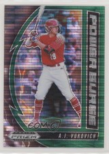 2020 Panini Prizm Draft Picks Power Surge Green Pulsar AJ Vukovich #PDP168