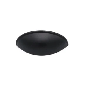 Cabinet Hardware Bin Cup Drawer Pulls 3 Inch Hole Centers Bin Pulls Modern - Picture 1 of 13