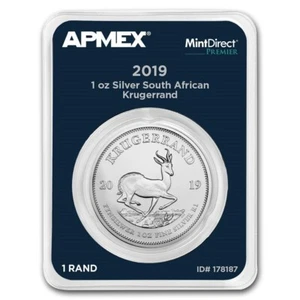 1 Rand Krugerrand Krügerrand MintDirect® Südafrika 1 oz Silber 2019 - Picture 1 of 2