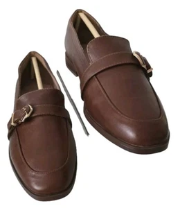 ROCKPORT MUJER Zapatos Mocasines Sin Cordones SUSANA KNOT CJ0467 MARRÓN Talla UK 4 NUEVO - Imagen 1 de 12