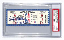 Kareem Abdul-Jabbar signed 1970 All Star Game Debut Ticket "1st NBA ASG" PSA