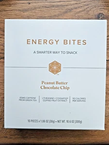 Isagenix ENERGY BITES - Mejor por 10/25 - NUEVO Chispas de chocolate con mantequilla de maní 10 piezas - Imagen 1 de 4