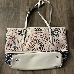 nine west White Striped Purse - Picture 1 of 6