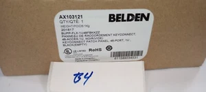 Belden AX103121 KeyConnect High Density 48 Port Modular Rack Mount Patch Panel - Picture 1 of 4