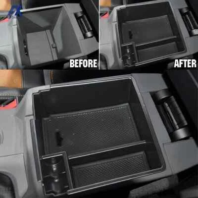 For Ford Ranger Raptor Center Console Organizer Tray Armrest Storage Box Holder - Image 1 of 4