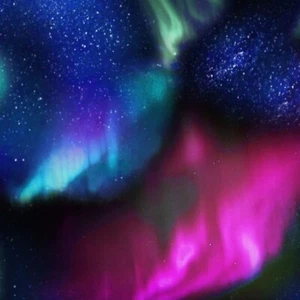 Timeless Treasures Aurora C6792 Night Aurora Sky BTY 100% algodón por yarda - Imagen 1 de 1