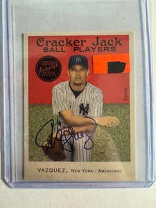 K217,843 - 2004 Topps Cracker Jack Mini Auto #112 Javier Vazquez - Picture 1 of 1