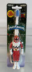 Vintage 1998 Power Rangers Lost Galaxy Red Ranger Figure Toothbrush White Blue