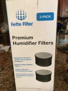 2 Pack Holmes HWF62 (A) Humidifier Wick Filter for Holmes, Sunbeam, Bionaire, Re - Picture 1 of 5