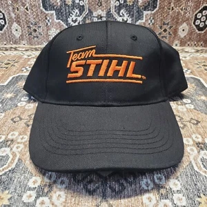 Stihl Team Snapback Adjustable NWOT Black Apparel Hat Cap - Picture 1 of 12
