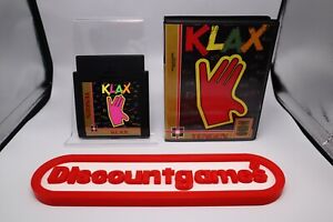 Gra NES Nintendo KLAX - w niestandardowym pudełku wyświetlacza BitBox! Tengen czarny wózek!