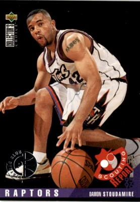 1995-96 Collector's Choice #346 Damon Stoudamire Toronto Raptors - Image 1 of 2