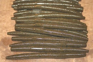 5" Palo Senko Estilo Calabaza Verde 50 Cuentas Bolsa Bajo Plástico Gusanos - Imagen 1 de 5
