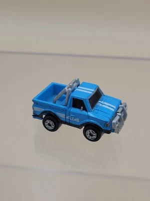 Vintage Galoob Micro Machines DATSUN 4x4 Off Road Pickup Blue White Stripes G - Image 1 of 4