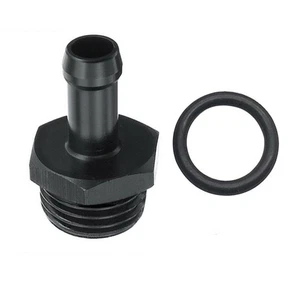 Black AN10 to 516 Coupler Fuel Line Adapter External Thread for Automotive Fuel - Picture 1 of 8