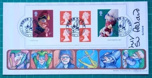 2001 Benham Signed FDC Punch & Judy Booklet - Su Pollard - Picture 1 of 2