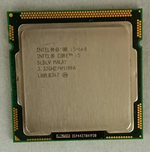 PROCESSORE CPU INTEL DUAL CORE I5 660 3.33 GHZ SOCKET 1156 COMPUTR - Foto 1 di 2