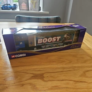 CORGI 59519 CADBURY'S BOOST BIKE TEAM VOLVO RACE TRANSPORTER- Mint - Picture 1 of 8