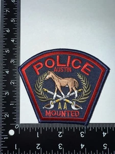 Austin TX Mounted Police Patch – Obsolete  – Collectible – Embroidered - Picture 1 of 2