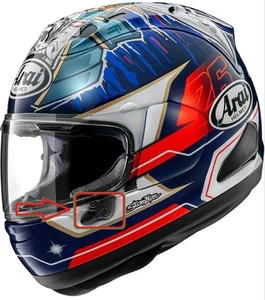 Genuine Arai Vas-V Shield Latch Kit Corsair-X RX-7V Contour-X Quantum-X More NEW - Picture 1 of 2