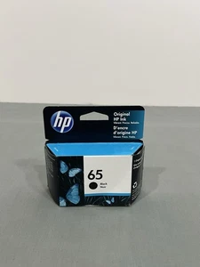HP 65 Original Black Ink Cartridge 1 Pack - Picture 1 of 4