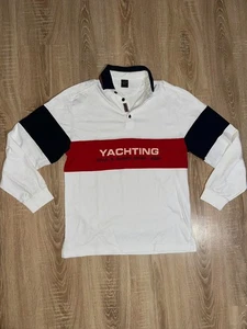 Paul & Shark Yachting Herren Authentisch Logo Stadt Reisen Moderne Mode Top Bluse - Bild 1 von 5