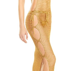 Vestido para mujer Lisa Maree XS Make it Known Ner en dorado metálico - Imagen 1 de 8