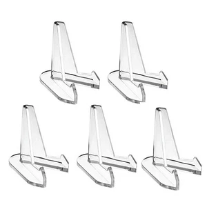 5PCS Acrylic Commemorative Coin Display Stand Transparent Triangle Display Stand - Picture 1 of 49