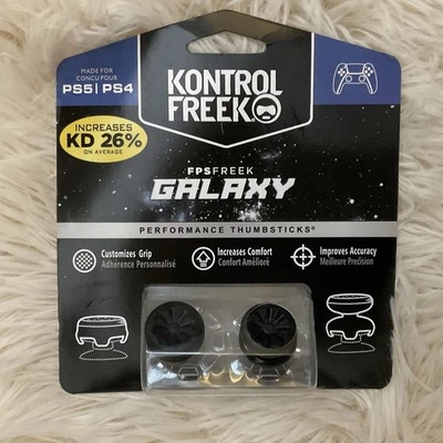 KontrolFreek FPS Freek Galaxy Black for PS4 PS5 Performance Thumbsticks - Image 1 of 4