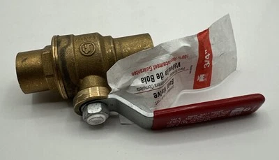 107-454HC, 3/4" Válvula de bola Soldadura Etiquetas nuevas Foto 1 de 4