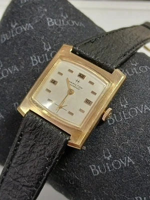 工作复古 1970 Hamilton 637 男式镀金瑞士手表 — 第 1/4 张图片