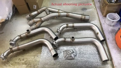Slip For BMW S1000RR 2019-2025 S1000R 2021-2025 Exhaust System Header Link Pipe - Image 1 of 4