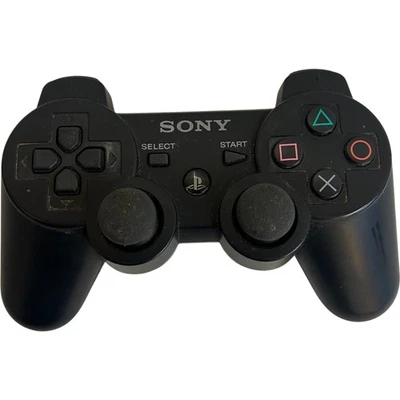 Sony DualShock 3 Wireless Controller For PS3 Black (Untested) - Image 1 of 4