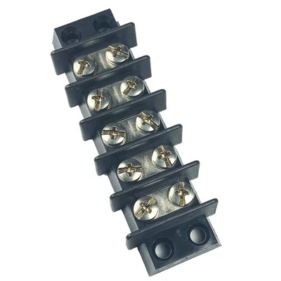 Marine Terminal Block 5 Circuit Nickel Plated Brass 0113-10-3640-05 - Image 1 of 2