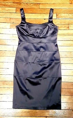 Сангрия дамы стрейч в обтяжку металлический бандажное платье вечернее Uk 8 - Изображение 1 из 4