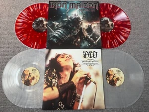 Iron Maiden & DIO Live Double LPs (Coloured & Clear Vinyl) - Picture 1 of 11