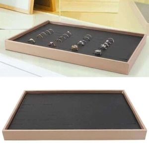 Jewelry Ring Display Organizer Tray Holder 100 Slots Earrings Storage Boxes Case - Picture 1 of 11