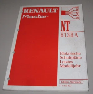 Werkstatthandbuch Renault Master I elektrische Schaltpläne letztes Modelljahr! - Bild 1 von 1