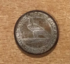 Weimar Republic 3 Reichsmark Rheinland Clearance 1930 a Silver - Picture 1 of 2