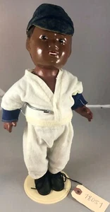 13” Antique American Composition Allied Grand Jackie Robinson Doll! Rare! 18051 - Picture 1 of 11