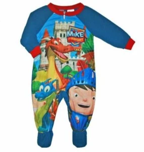 MIKE THE KNIGHT 24 months 3T 4T Boys Footed Pajamas BLANKET SLEEPER pjs - Picture 1 of 1