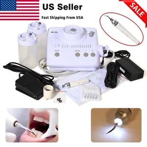 Dental Ultrasonic Piezo Scaler with LED light Handpiece for EMS Cavitron Woodpek - Picture 1 of 14