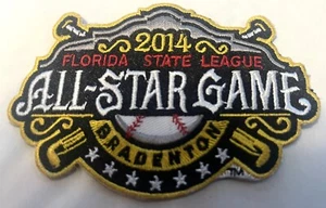 2014 Florida State Bradenton All Star Minor League 4" Baseball Embroidered Patch - Picture 1 of 2