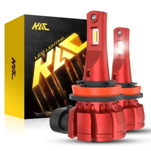 H11 H9 LED Headlight Kit 6000K White Fog Light Bulbs Super Bright High Low Beam - Picture 1 of 7