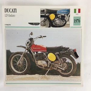 Ducati 125 Enduro - 1976 Spec Sheet Info Card - Picture 1 of 2