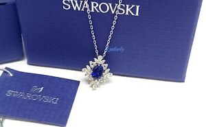 Swarovski Palace Necklace Floral Blue/Clear Crystal RHS Authentic NEW 5498831