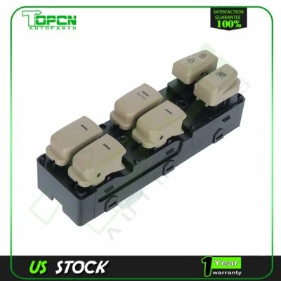 Interruptor de ventana eléctrico delantero izquierdo para Hyundai Sonata 2011-2015 Foto 1 de 4
